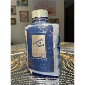 Vintage 1040s Deco Evening in Paris Talcum Bourjois Bottle